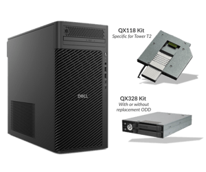 Dell Pro Max Tower T2 w SHIPS QX118, QX328 Kits